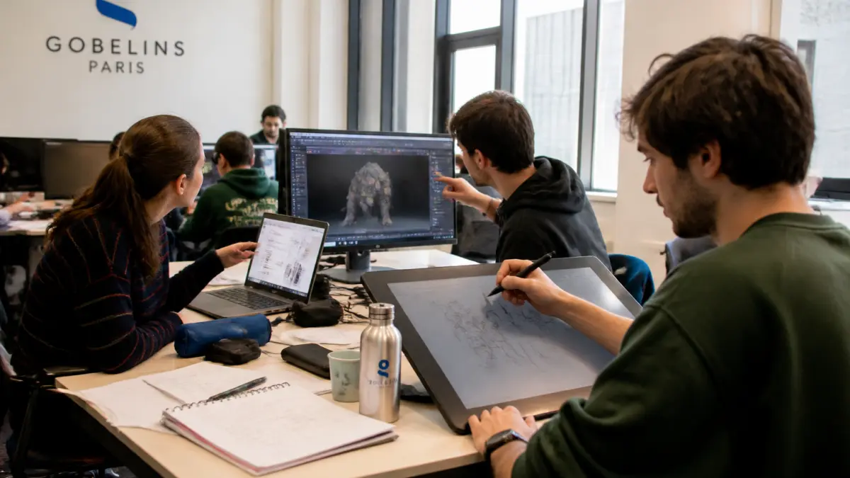 Gobelins Paris : le tremplin pour l'animation et le jeu vidéo
