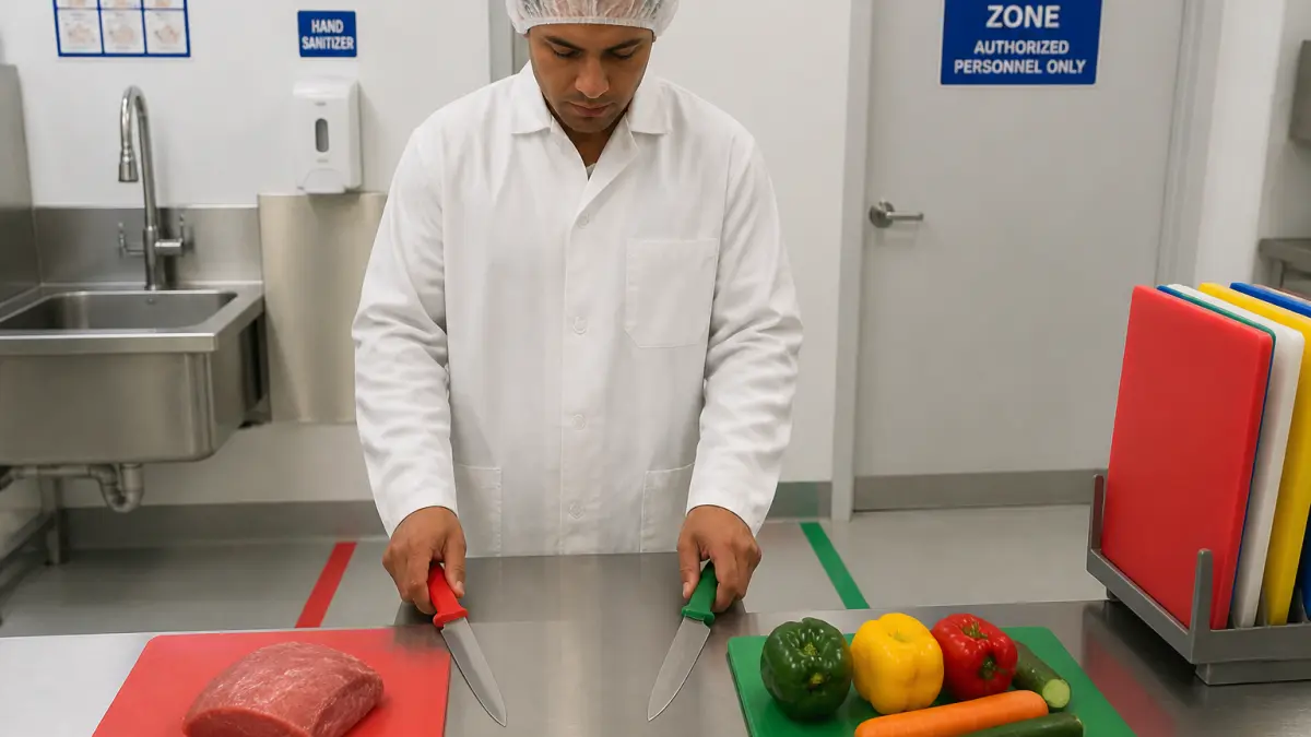 Atelier alimentaire : 5 points clés pour éviter la contamination croisée