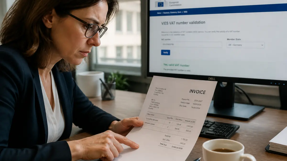 Facture intracommunautaire : les mentions obligatoires pour éviter un redressement