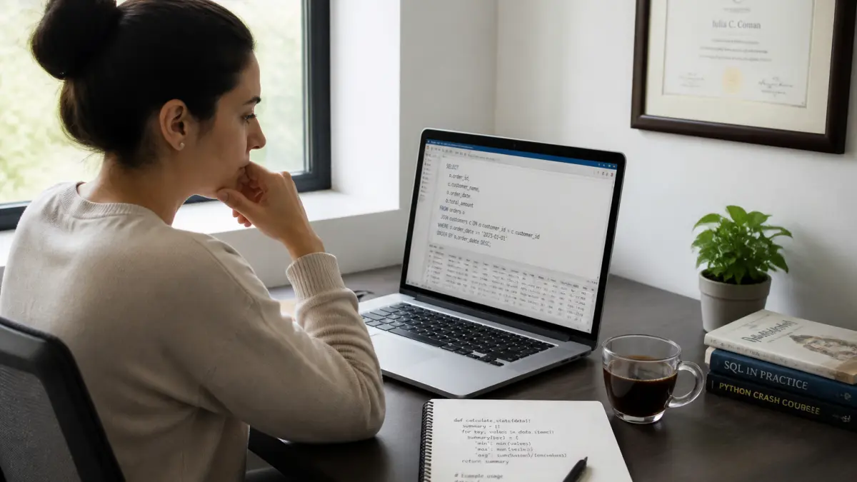 Formation data analyst reconversion : le parcours le plus court pour changer de métier