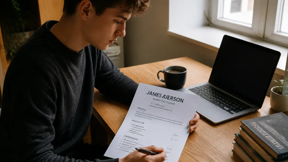 Exemple CV étudiant : les rubriques qui font la différence