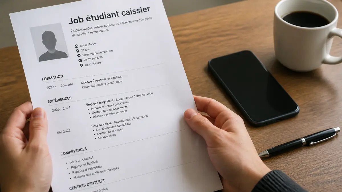 CV job étudiant : comment convaincre pour un premier emploi