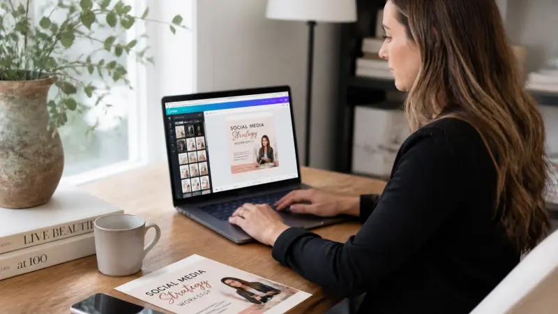 Canva pour entrepreneurs : créez des visuels pro sans designer